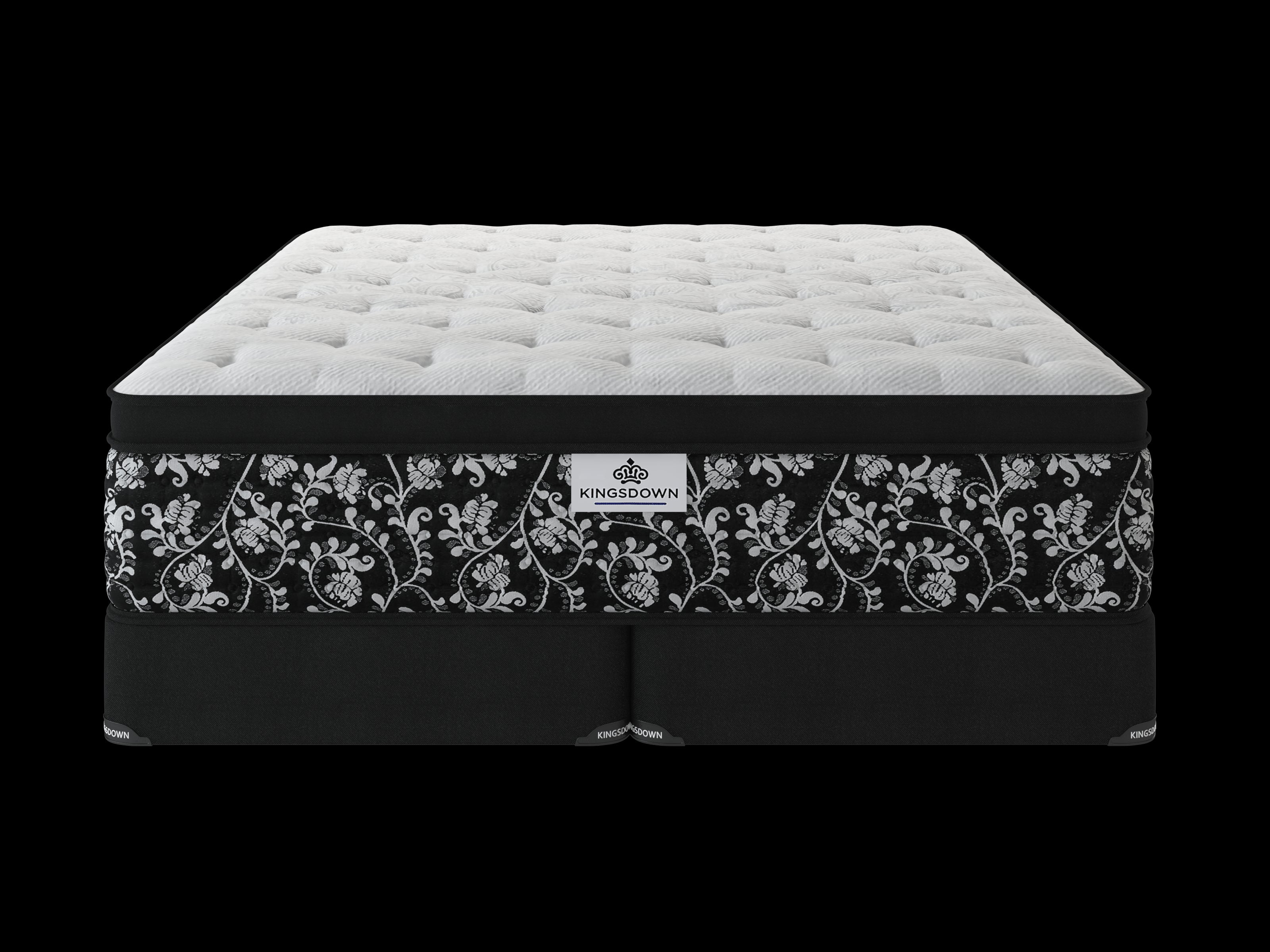 Kingsdown Summerset Firm Euro Top King Mattress and Split Boxspring Set