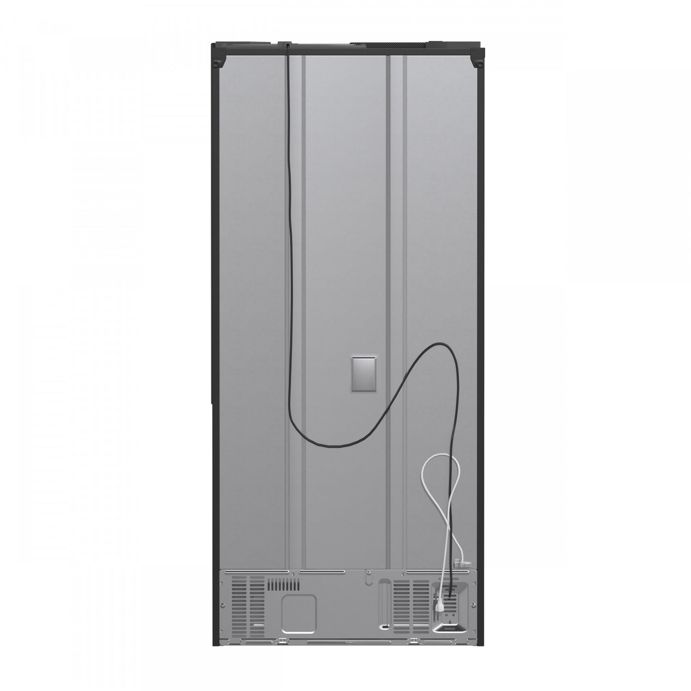 Forno Gallipoli Black French Door Refrigerator with Ice Maker (17.5 Cu. Ft.) - FFFFD1974-31BLK