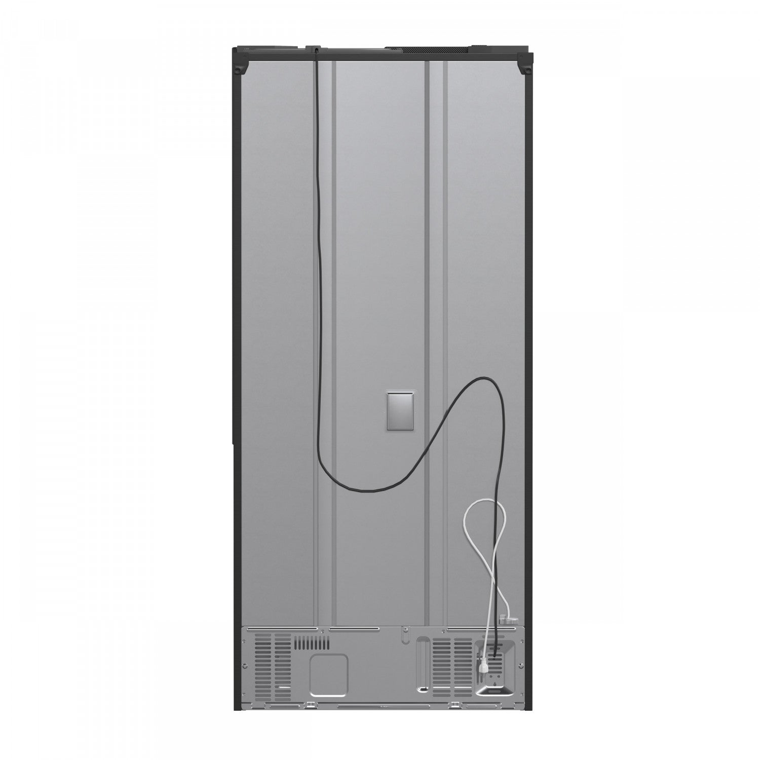 Forno Gallipoli 31" 17.5 Cu.Ft. Black French Door Refrigerator with Ice Maker - FFFFD1974-31BLK