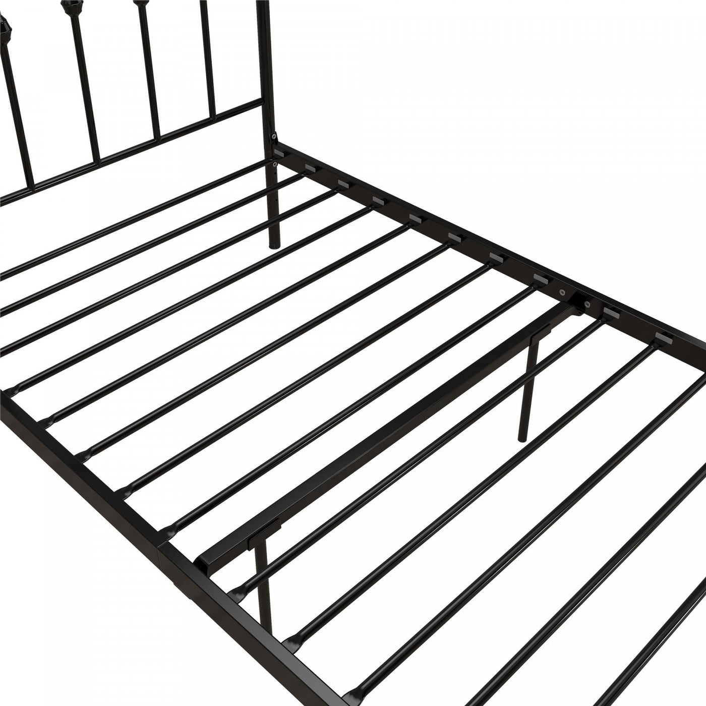 Novogratz Bushwick Metal Platform Twin Bed - Black