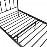 Novogratz Bushwick Metal Platform Twin Bed - Black