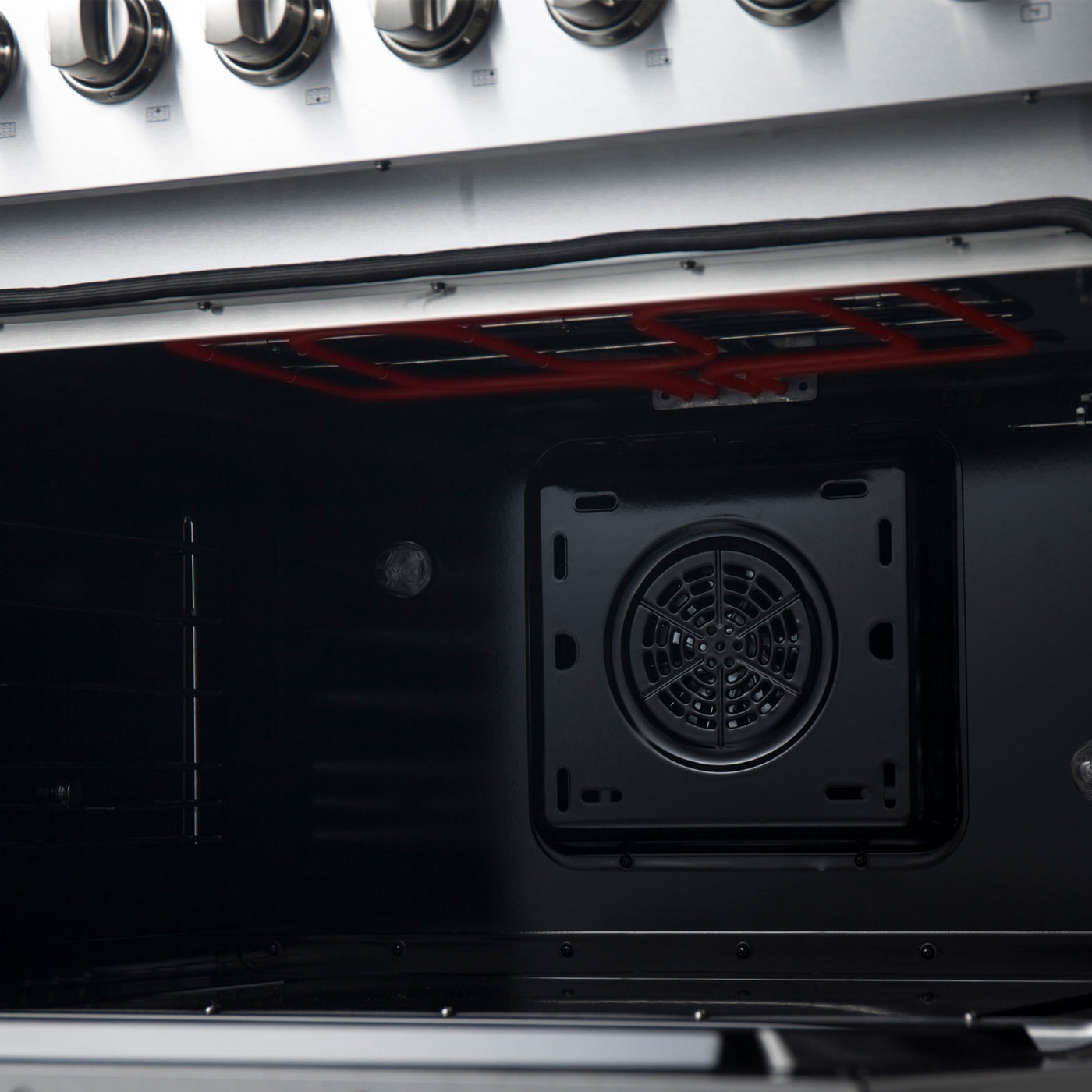 Forno Marco 36" Stainless Steel Dual Fuel Range with True Convection (5.36 Cu. Ft.) - FFSGS6197-36