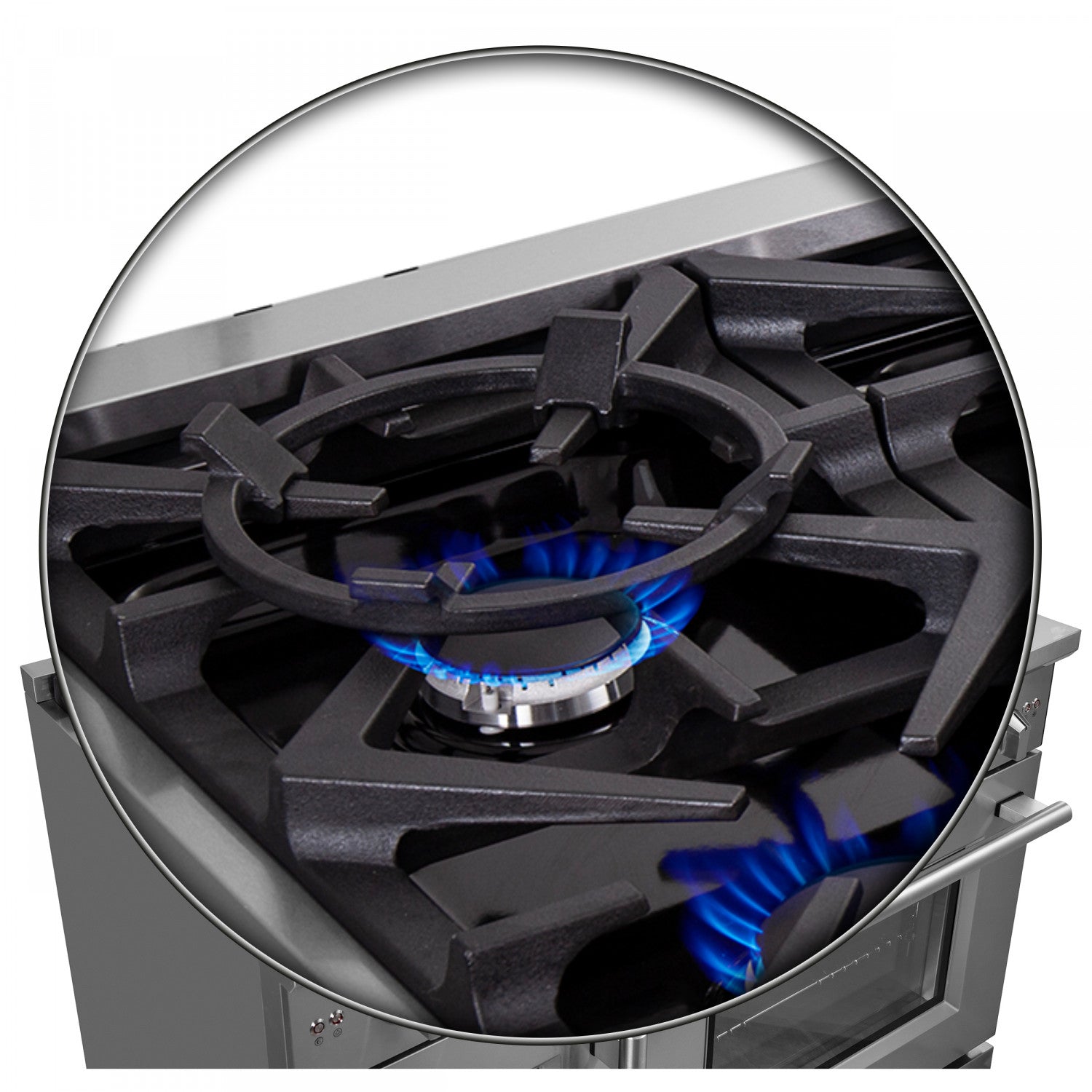 Forno Massimo 48" Stainless Steel Freestanding Double Oven Gas Range (6.58 Cu. Ft.) - FFSGS6439-48