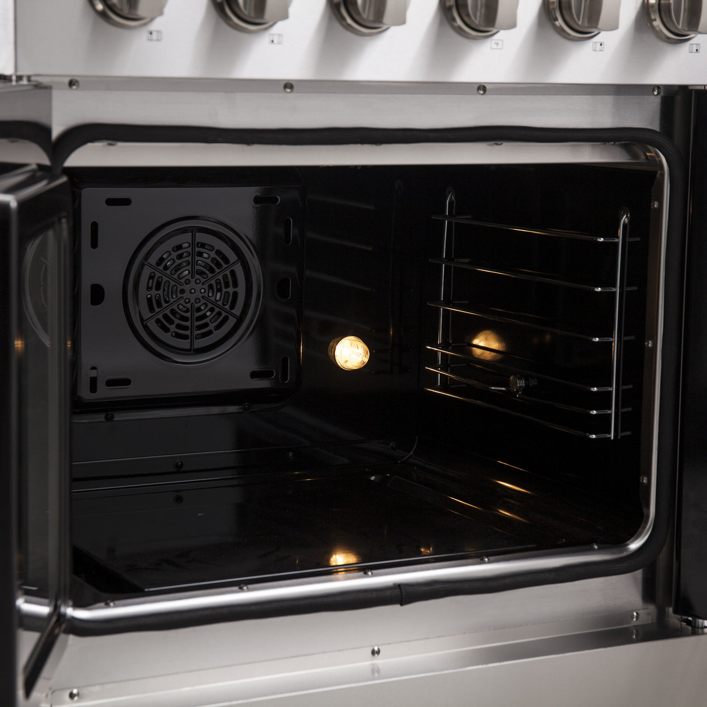 Forno Galiano 30" Stainless Steel French Door Electric Range With True Convection And Air Fry (4.32 Cu. Ft.) - FFSEL6917-30