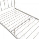 Novogratz Bushwick Metal Platform Twin Bed - Off White