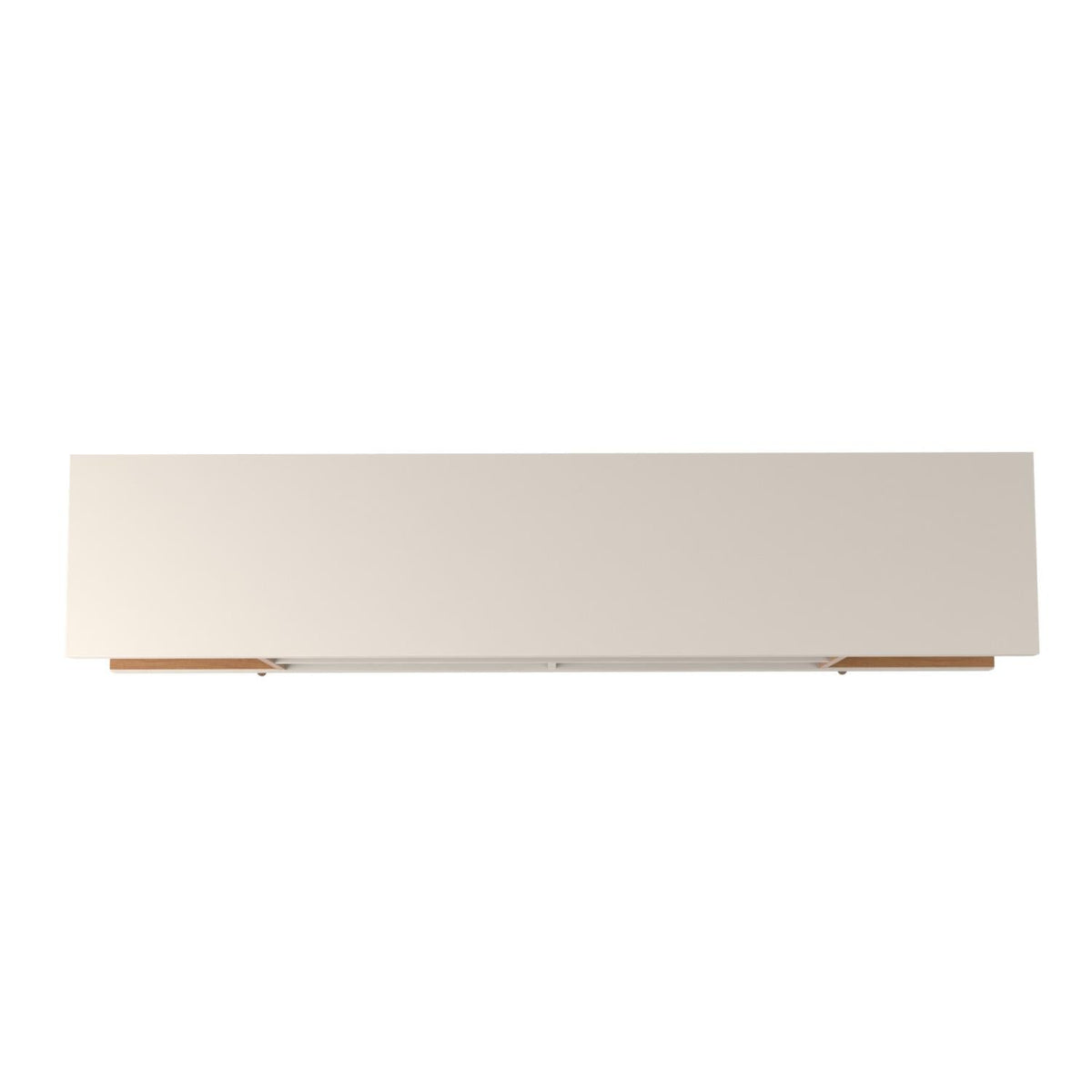 Aketi 70" TV Stand - Off White/ Maple Cream