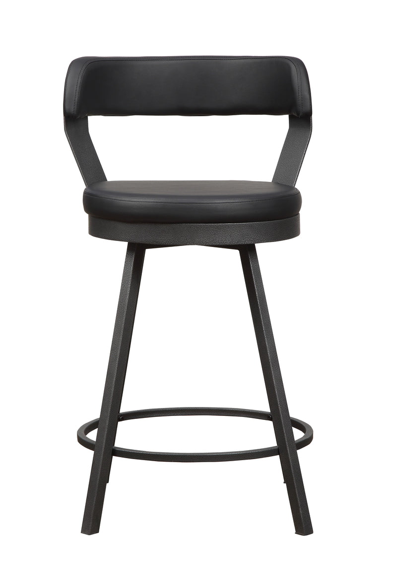 Drai Counter Height Stool Black Leon's