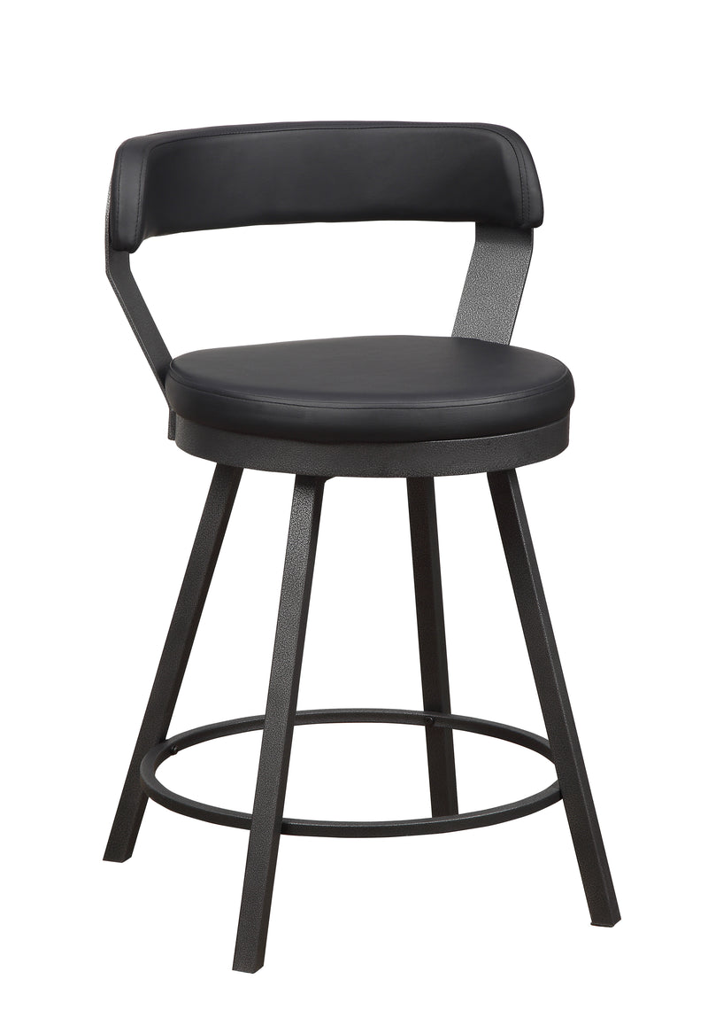 Drai Counter Height Stool Black Leon's