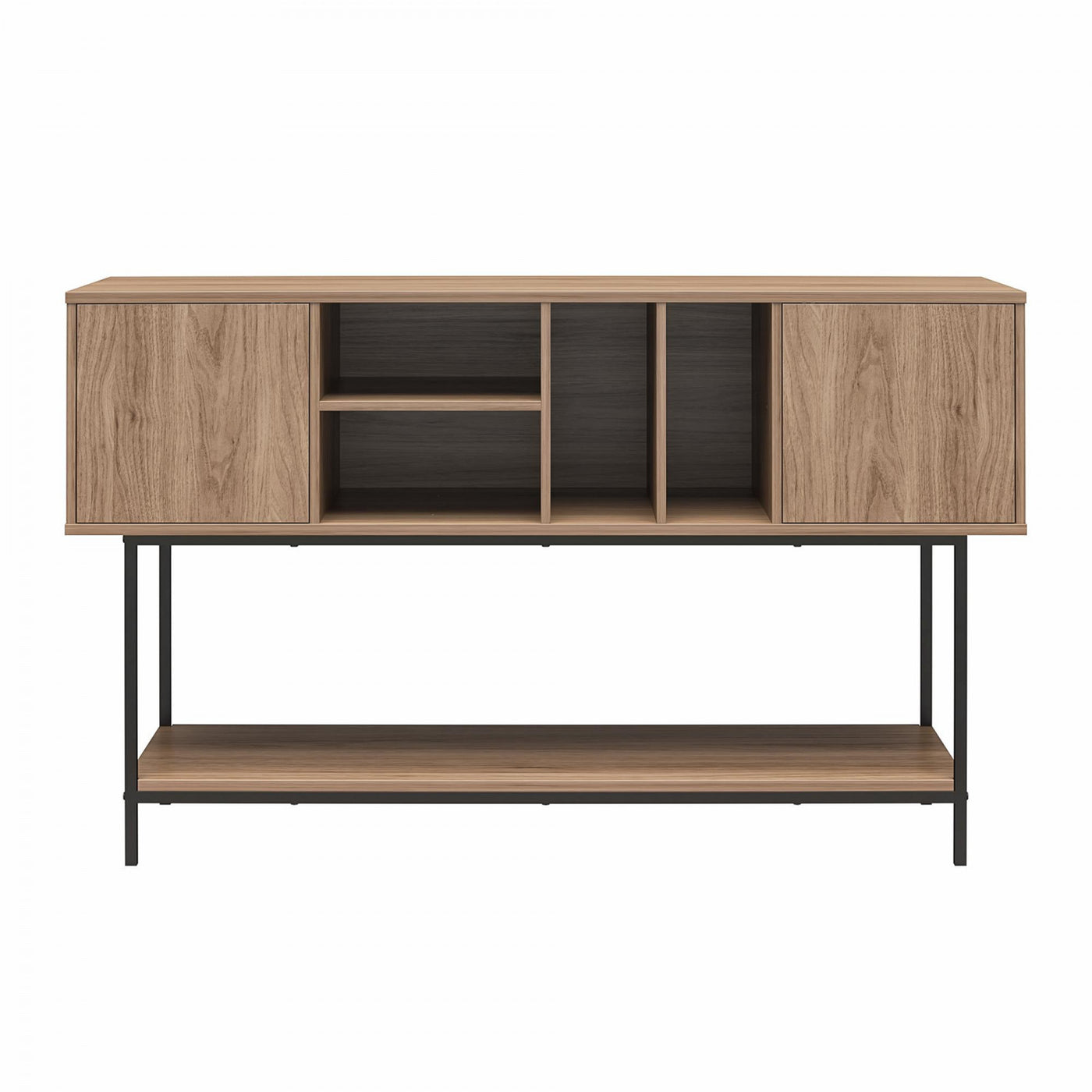 Cooper Media Credenza/DJ Stand - Walnut