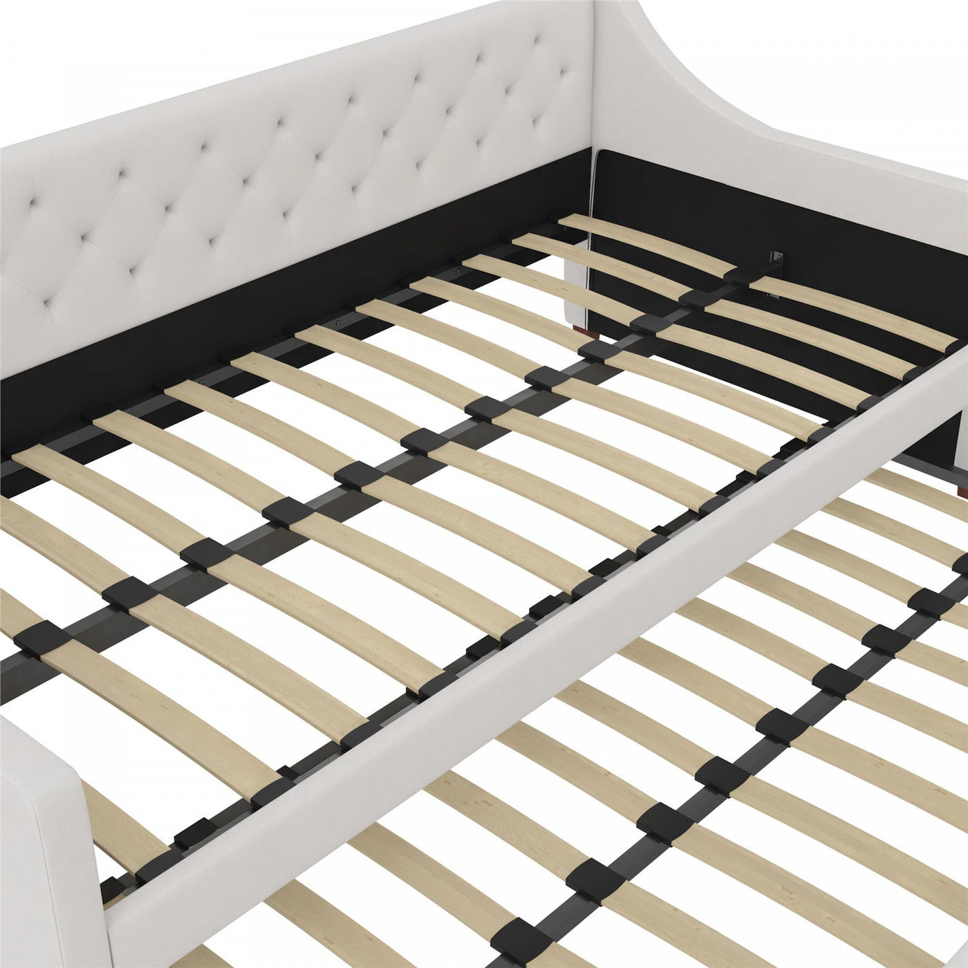 Novogratz Her Majesty Twin Daybed and Trundle - Ivory