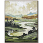 Winding Valley II Wall Art - Green - 30 X 24