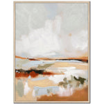 Terracotta Horizon Wall Art - Multi-Colour - 48 X 36