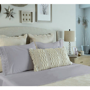 Nilus Twin Sheet Set - Light Grey