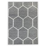 Joris Geometric Rug - 9' x 12' - Black