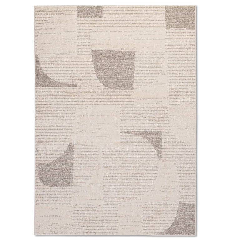 Elio Shapes Rug - 5' x 8' - Light Brown
