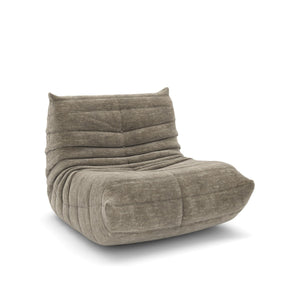 Dontae All-Foam Armless Chair - Taupe