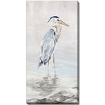Wading in Calm II Wall Art - Blue/White - 30 X 60