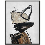 Equilibrium I Wall Art - Beige/Brown/Black - 24 X 30