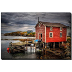 By the Bay Wall Art - Blue/Red - 38 X 60