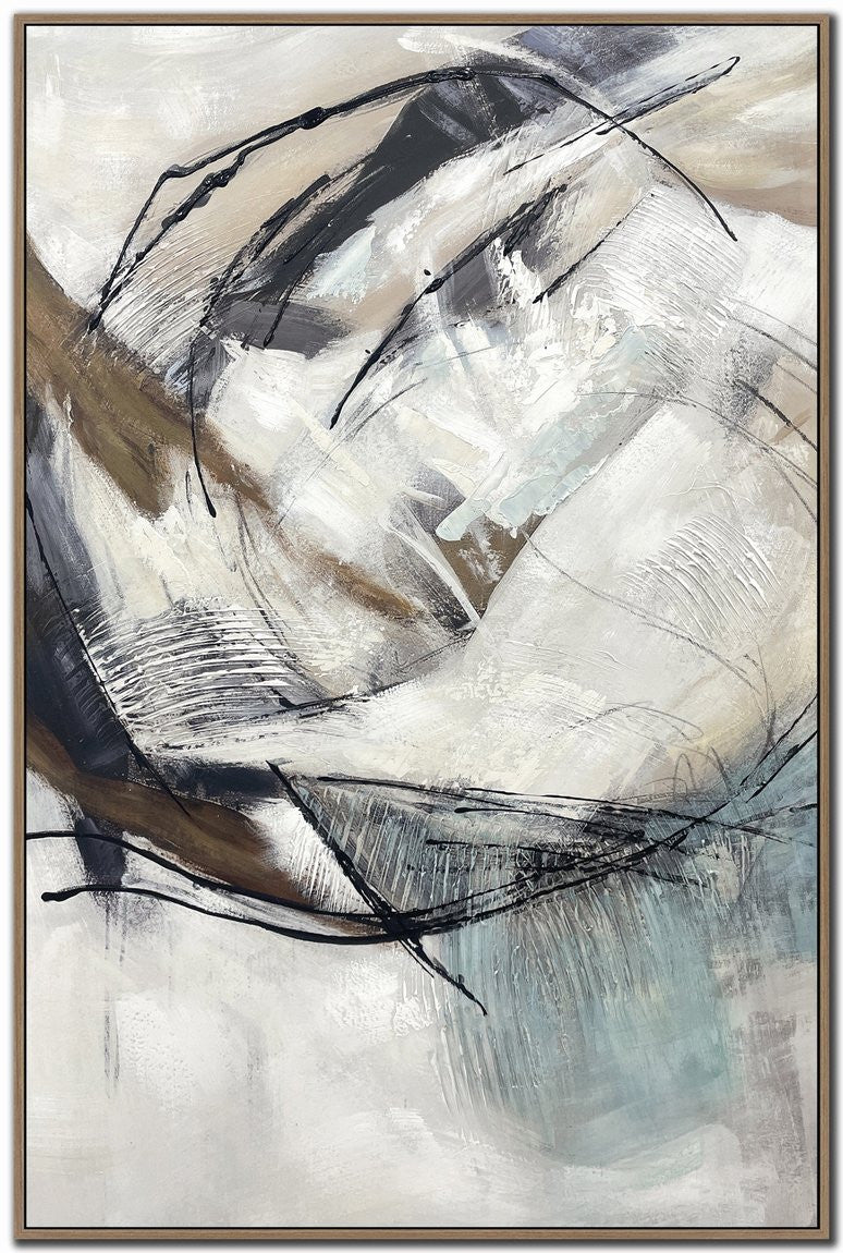 Textured Shift I Wall Art - Neutral - 45 X 30