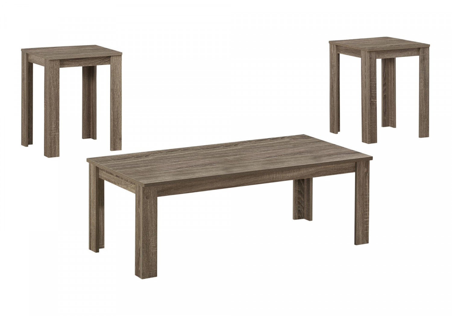 Zoey 3-piece Coffee Table Set - Taupe