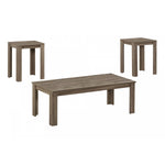 Zoey 3-piece Coffee Table Set - Taupe