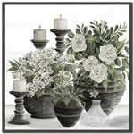 Tabletop Grace II Wall Art - White/Black - 30 X 30