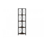 Zeva Bookcase - Dark Brown
