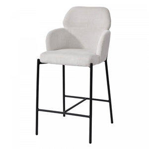 Celon Counter Stool - Corduroy White - Set Of Two