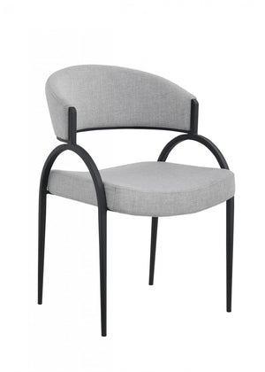 Sena Dining Chair - Grey/Black - Set of Two