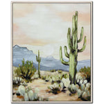 Saguaro Skies II Wall Art - Green/Natural - 30 X 24