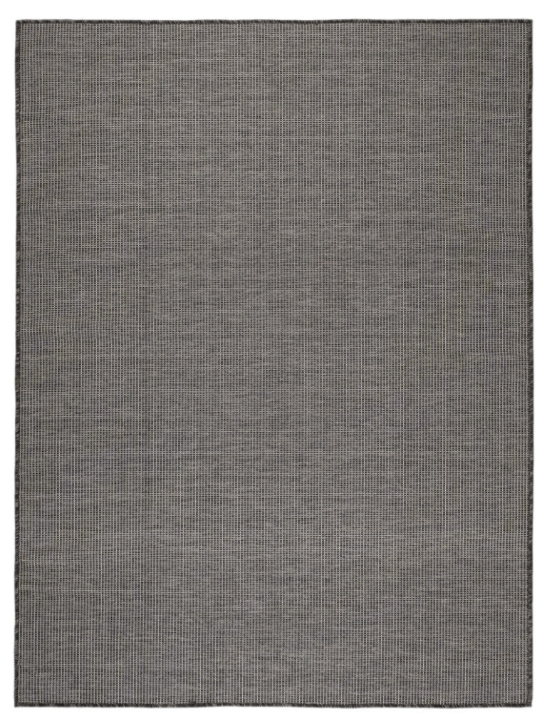 Calypso Crosshatch Outdoor Rug - 6' x 9' - Grey