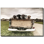 Tailgate Crew Wall Art - Brown/Green - 30 X 45