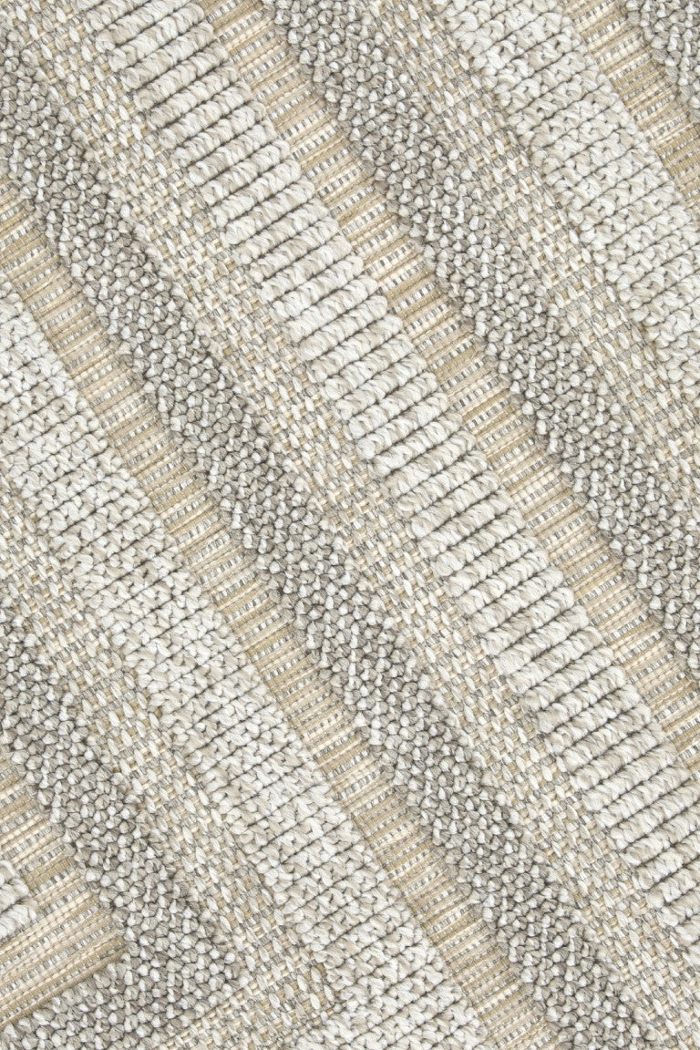 Assia Rectangles Outdoor Rug - 6' x 9' - Beige