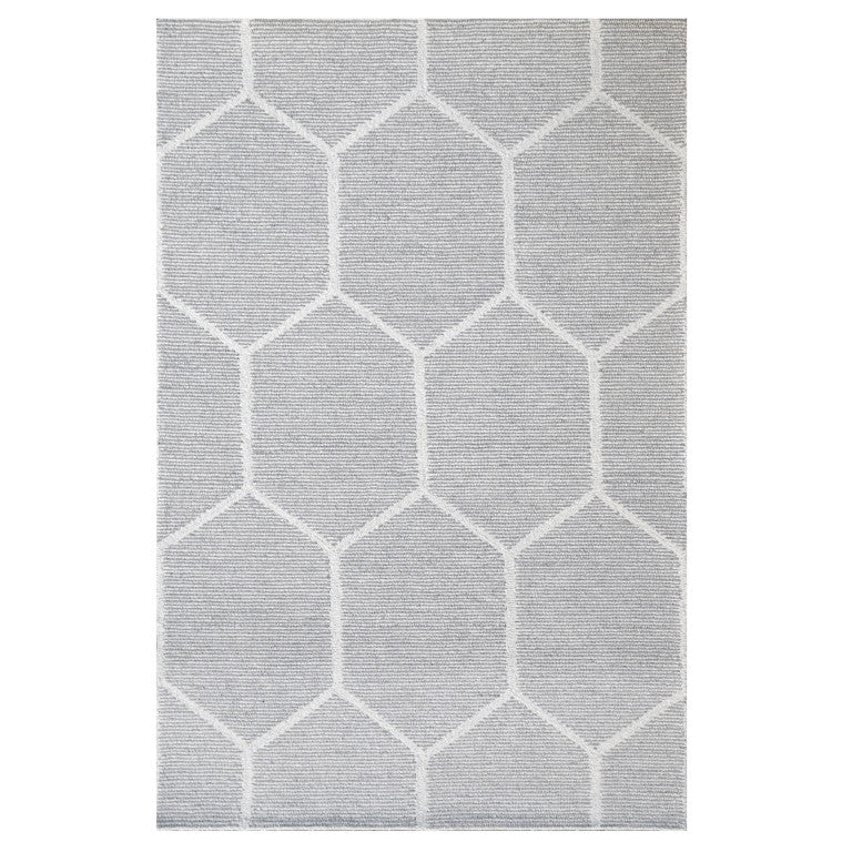 Joris Geometric Rug - 9' x 12' - Grey