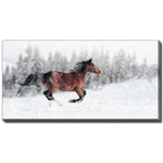 Snow Spirit Wall Art - White/Dark Brown - 30 X 60