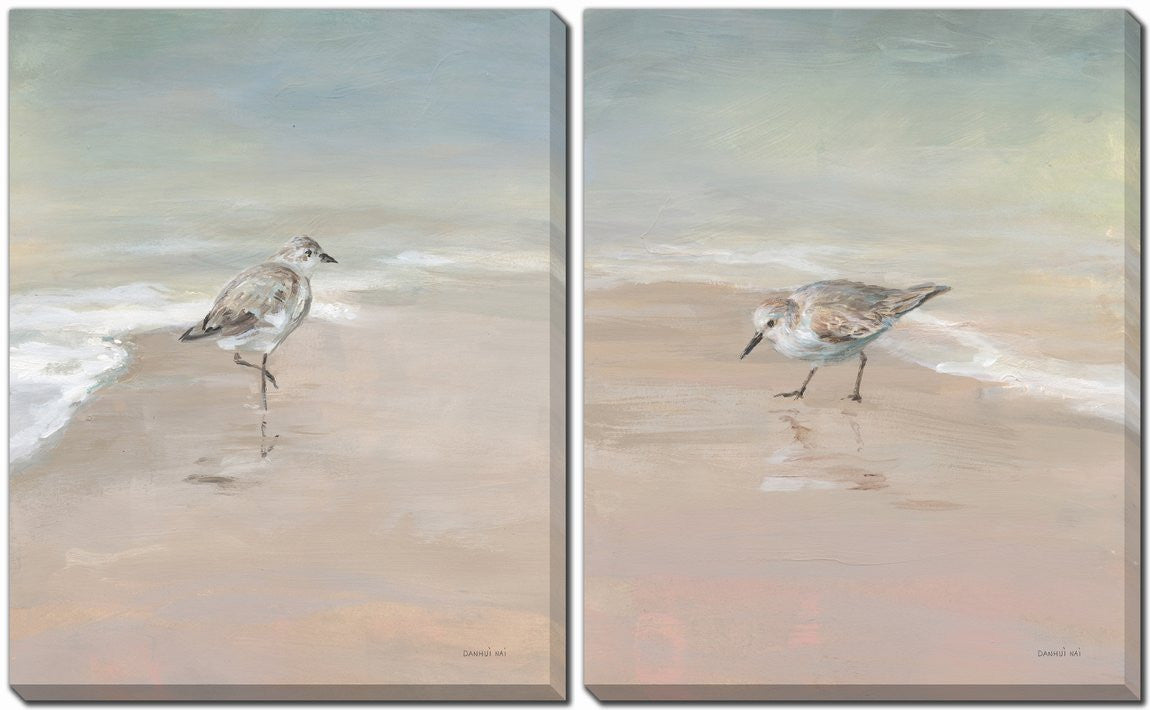 Tidewalkers Wall Art - Beige - 16 X 20 - Set of Two