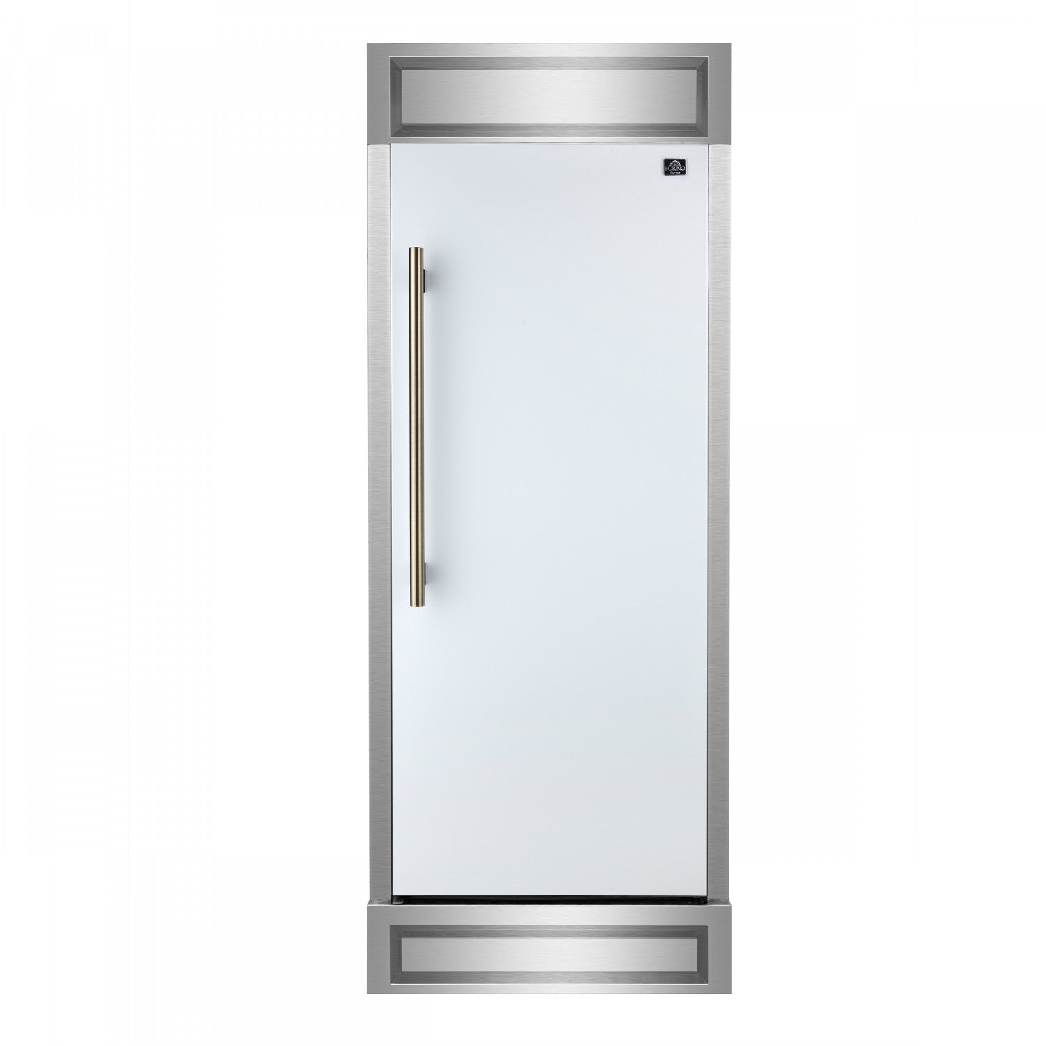 Forno Maderno 28" White Built-In Convertible Refrigerator/Freezer with Right Swing Door (13.6 Cu. Ft.) - FFFFD1722-32RMG-WHT