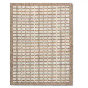 Cabana Lattice Indoor/Outdoor Rug - 8' x 10' - Brown