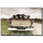 Tailgate Crew Wall Art - Brown/Green - 16 X 20