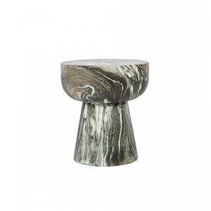 Valecourt Side Table - Marbled