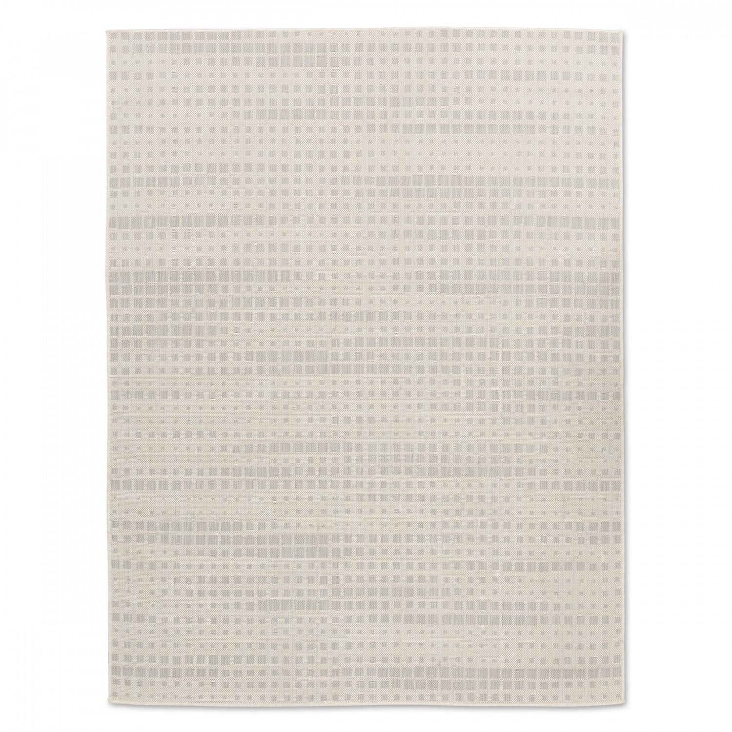 Cabana Boxes Indoor/Outdoor Rug - 8' x 10' - Grey