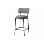 Robson Counter Stool - Grey/Black - Set Of Two