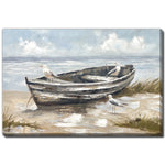 Washed Ashore Wall Art - Grey/Blue - 30 X 45
