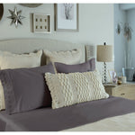 Nilus Queen Sheet Set - Dark Grey
