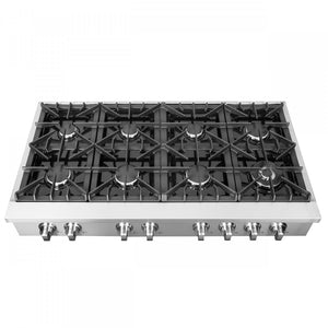 Forno Cossato Stainless Steel 48" Pro-style Gas Cooktop - FCTGS5737-48