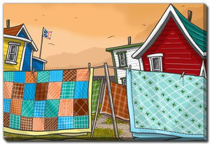 Between Neighbours Wall Art - Multi-Colour - 38 X 60