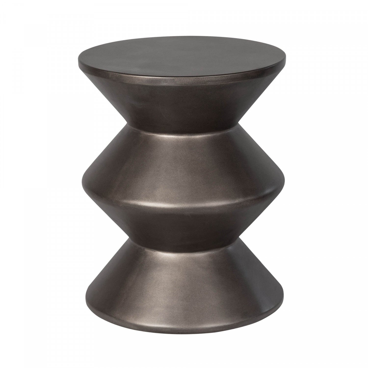 Gavrin Inverted Side Table - Bronze