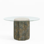 Sundre 54" Dining Table - Oxidised Metal