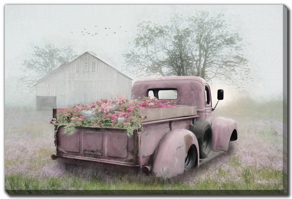 Rustic Romance Wall Art - Pink - 16 X 20